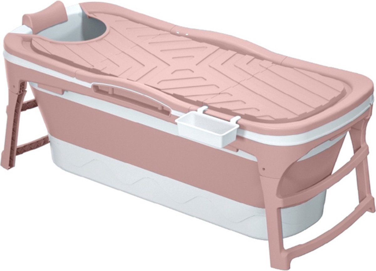 Stakki Opvouwbaar Zitbad 143cm lang Bath Bucket 200L Roze