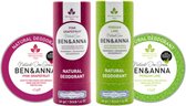 BEN&ANNA - Best Seller Deo Set - Pink Grapefruit - Persian Lime - 4 Pak - voordeelverpakking