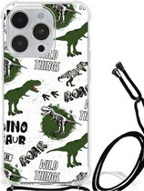 Case Anti-shock Geschikt voor iPhone 14 Pro Dinosaurus