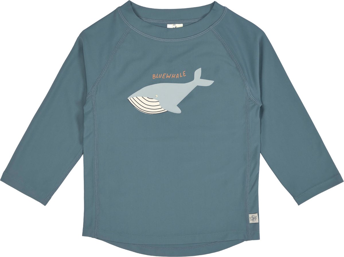 Lässig Zwemshirt Rashguard Lange Mouw Splash & Fun Whale blue, 25-36 mnd. Maat 98