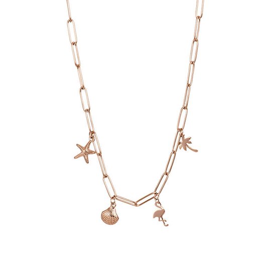 iXXXi Ketting Necklace with Charms Rosé 50 cm