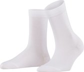 FALKE Cotton Touch Business & Casual duurzaam katoen sokken dames wit - Maat 35-38
