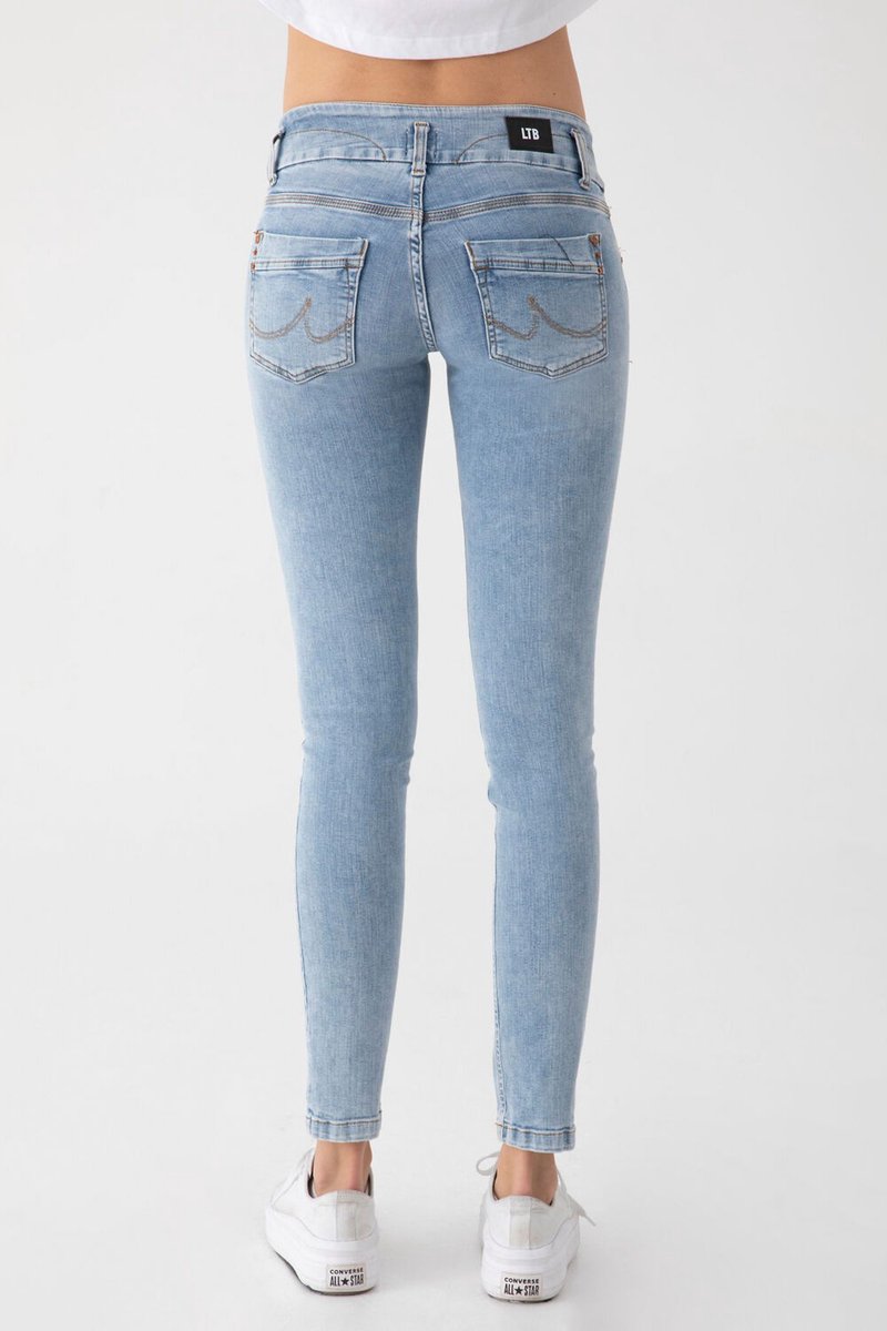 Cambio Wide fit jeans met knoop- en ritssluiting, model 'AIMEE' in Cambio Wide fit jeans met knoop- en ritssluiting, model 'AIMEE' in