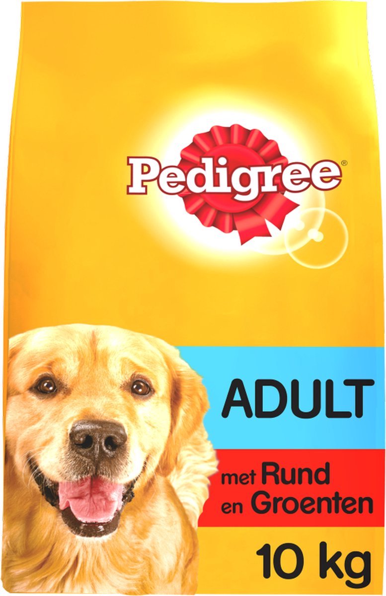 Pedigree Adult Honden Droogvoer - Rund - 10 kg