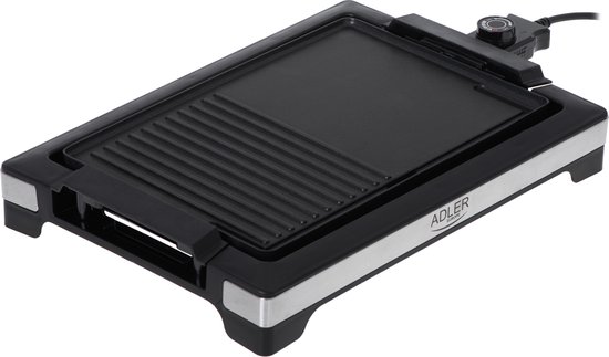 Adler AD 6614 - Elektrische tafelgrill - 3000 watt - verschillende bakoppervlaktes — afbeelding 3
