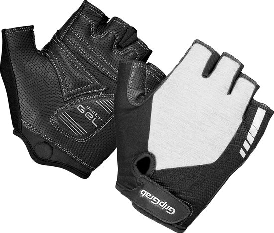 GripGrab - Women's ProGel Padded Korte Vinger Zomer Fietshandschoenen - Wit - Vrouwen - Maat XS