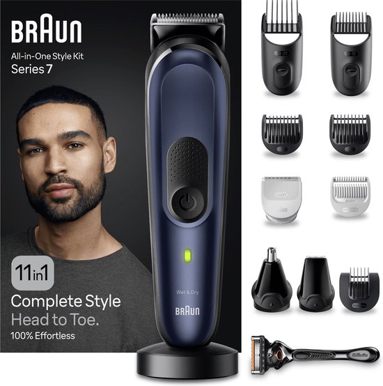 Braun Series 7 MGK7450 - Multigroomer- 11-in-1 Baardtrimmer