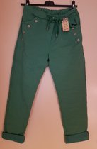 Dames broek met sierknopen gucci groen One size 38/44