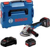 Bosch Professional GWS 18V-10 SC Accu Haakse Slijper 125mm 18V 5.5Ah in L-Boxx - 06019G340E