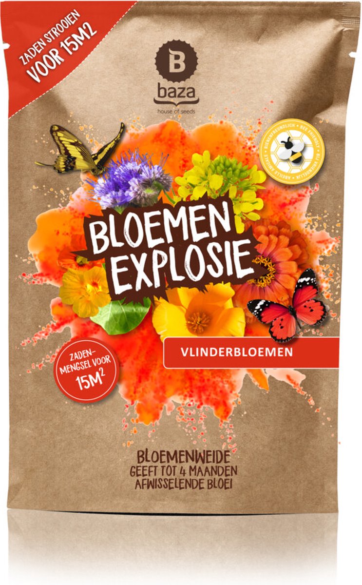 Baza Bloemen Explosie Vlinders 15 m2