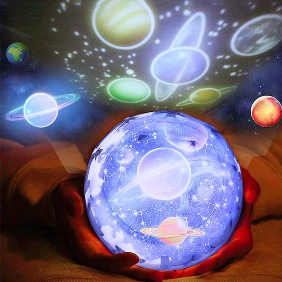 Lampe projecteur ciel étoilé avec 6 modes et dimmable, pour le cadeau des  enfants