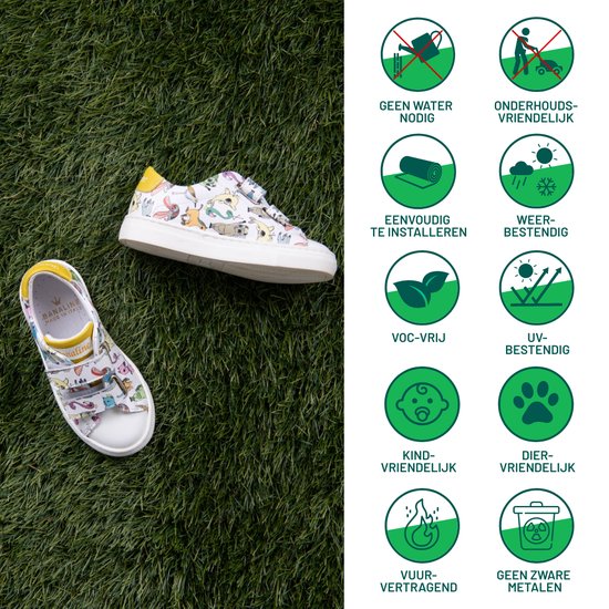 Green Turtle Kunstgras - Grastapijt - 200x300cm - 26mm - STANLEY PARK PREMIUM - Artificieel Gras - Grastapijt voor buiten en binnen - Zeer zacht en realistische kwaliteit - Kunstgras voor buiten, tuin, balkon, terras of speelhoek