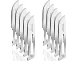Swann Morton - Blue - Scalpel Mesjes - Niet Steriel - Scalpel / Bistouri Mesjes - Maat 10 - 10 Stuks