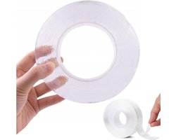 Nano Tape - Klussen - 5 Meter Lang - Dubbelzijdig Plakband Extra Sterk - Transparante Dubbelzijdige Tape Extra Sterk - NanoTape - Muur Tape - Waterdicht - Herbruikbaar