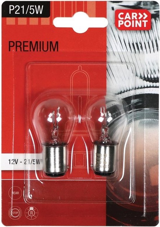 Carpoint Premium ampoule P21W 12V 2 pièces