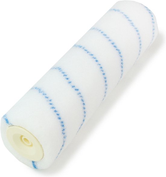 VEBA Verfroller Nylon 15cm 14mm Dubbeldik Blauwstreep Bol veba-verfroller-nylon-15cm-14mm-dubbeldik-blauwstreep-bol