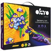 Okto - 3D kunstwerk - Sensory Art - Vincent van Gogh - Les Iris - klei artist