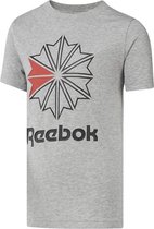 Reebok U Classics Starcrest Tee T-shirt Gemengd kind Grijs 5/6 jaar oud