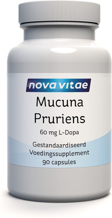 Nova Vitae - Mucuna pruriens - L-dopa - 60 mg - 90 capsules