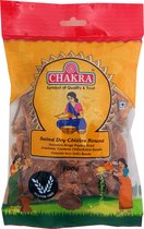 Chakra - Gezouten Droge Ronde Pepers - Salted Dry Chillies Round - 3 x 100 g