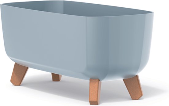 Prosperplast Milly vaso da fiori di design Design moderno a cilindro con inserto per piante, per uso interno ed esterno, resistente al gelo, al calore
