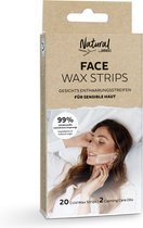 NATURAL Face wax strips