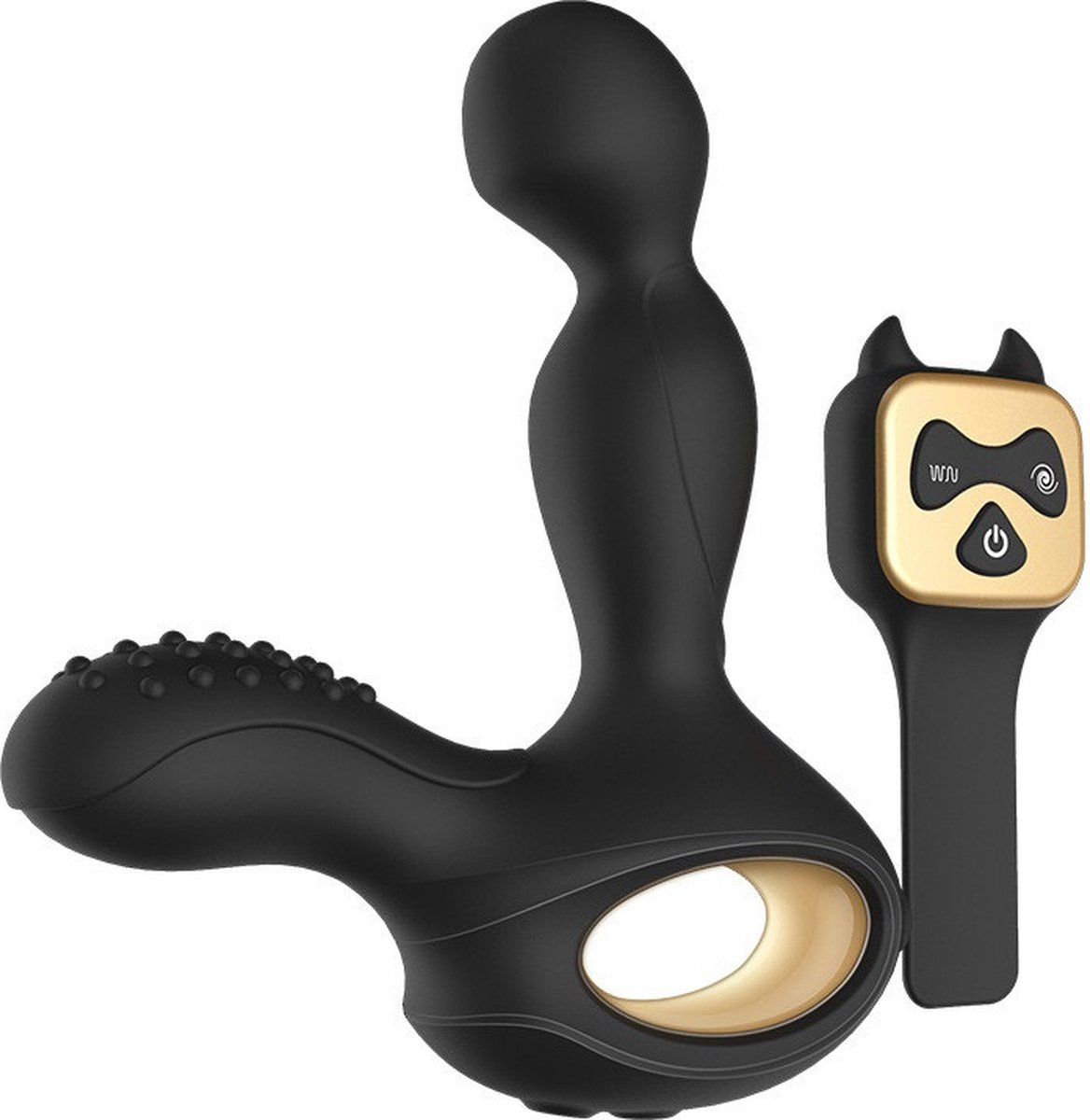 Goedkoopste TipsToys Anaal Prostaat Vibrator - Dildo met Verwarming SexToys Zwart