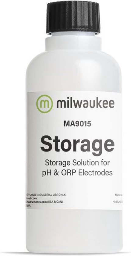 Milwaukee bewaar oplossing voor pH/ORP elektroden