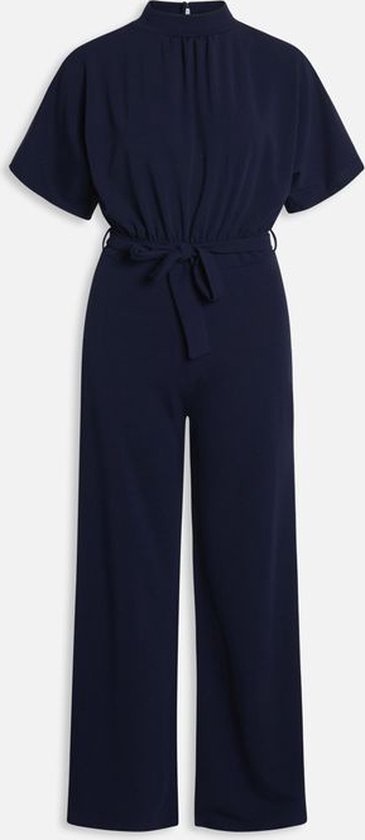 SISTERS POINT GIRL-JU Dames Jumpsuit - Navy - Maat L