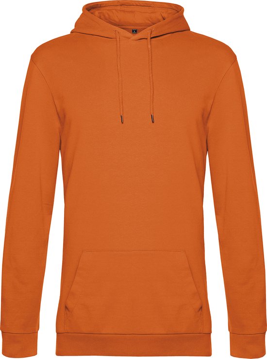 Hoodie French Terry B&C Collectie maat M Oranje
