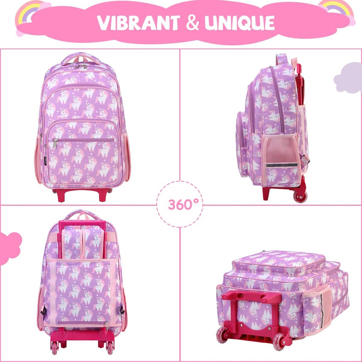 Trolley Suitcase Set, Handbagage Kinderkoffer Trolley children's