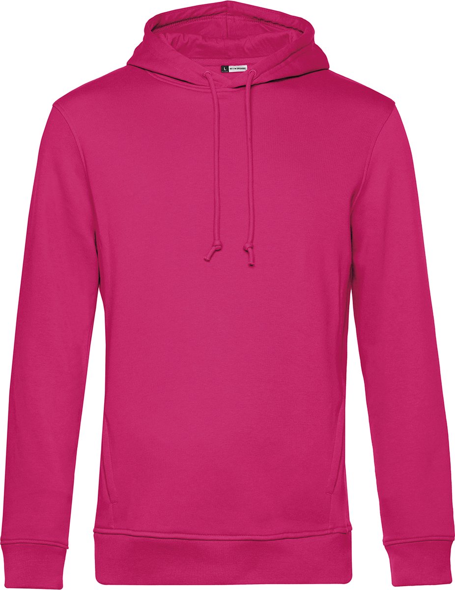 Organic Inspire Hooded° B&C Collectie maat M Magenta Pink