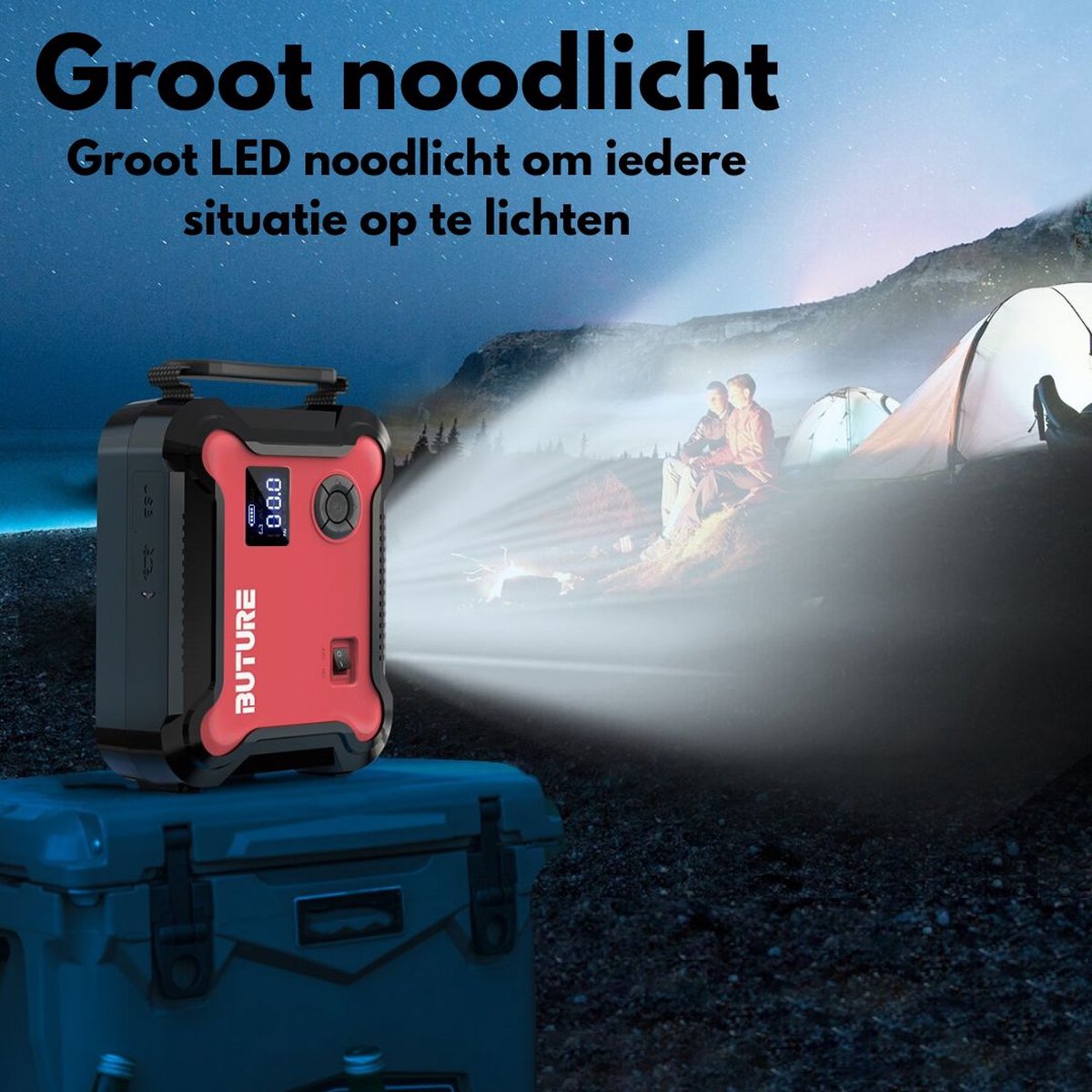 Starthulp 4000 A Peak, Auto-Accu-Powerpack, Draagbare Booster Met Luchtcompressor Startkabels Voor Alle Benzinemotorentot 10 L Dieselmotoren Starthulp 4000 A Peak, Auto-Accu-Powerpack, Draagbare Booster Met Luchtcompressor Startkabels Voor Alle Benzinemotorentot 10 L Dieselmotoren