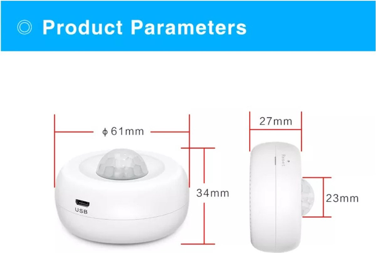 Tuya Zigbee Smart Motion Sensor Bewegingssensor bol
