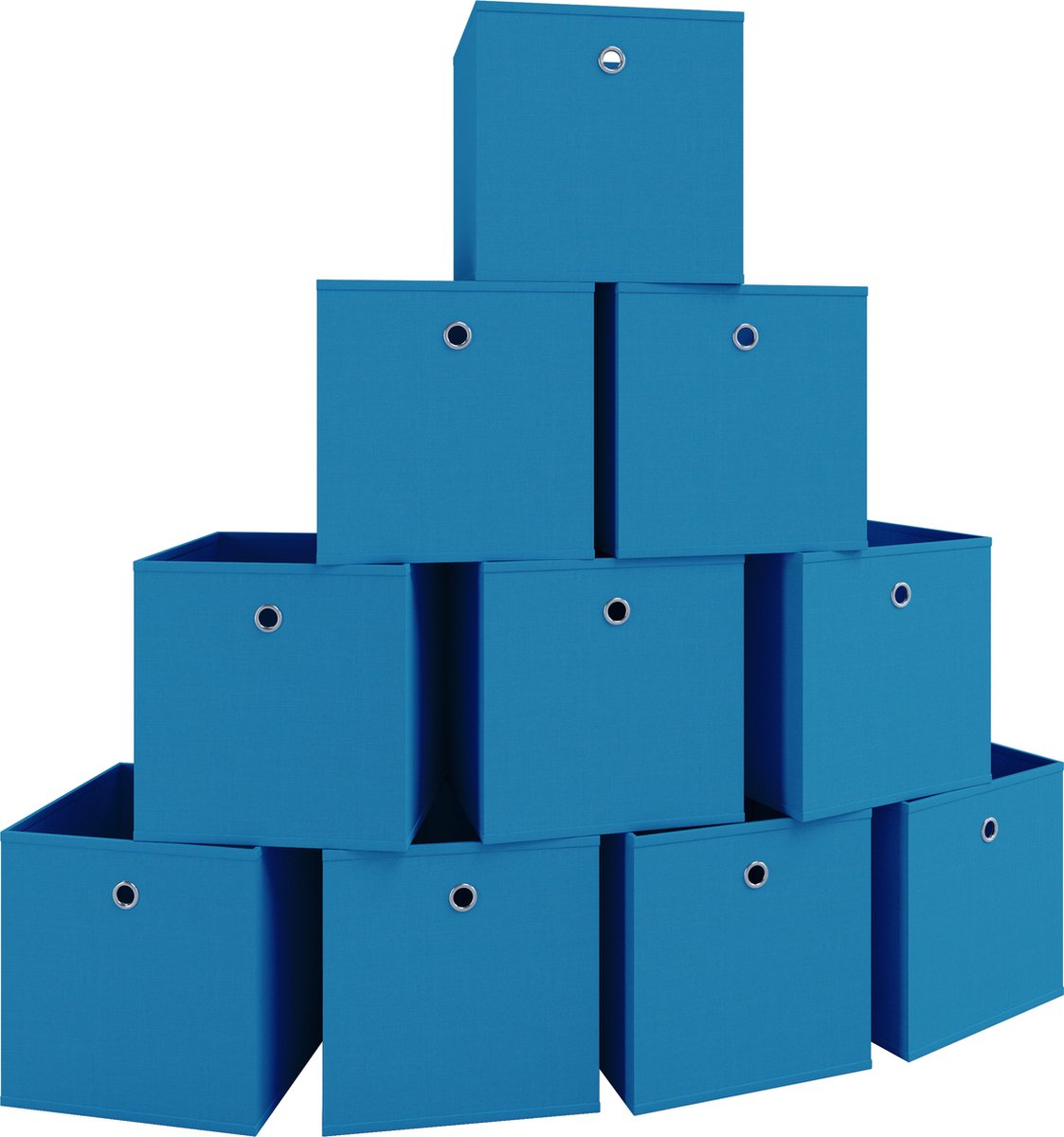 VCM Set van 10 vouwbare box stoffen box vouwen plank box opslag boxen Set van 10 vouwbare box stoffen box vouwen plank box opslag boxen