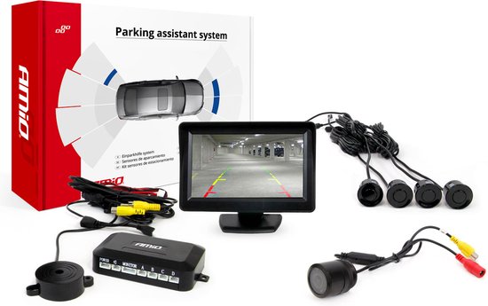Parkeersensoren, Parkeerhulp met TFT scherm en Nightvision Camera -  Universeel -... | bol.com