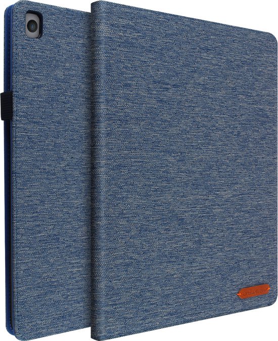 Coque iPad 2021/2020/2019 10.2 Stockage Cartes Slim Fonction Support Blauw