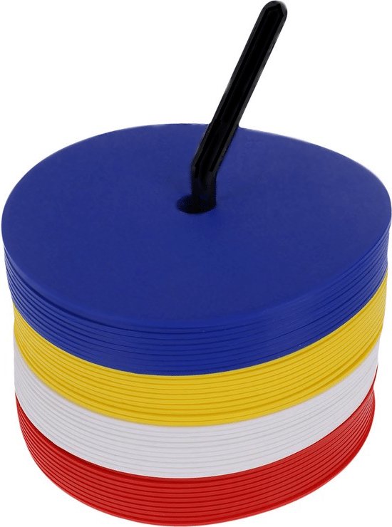 Lot De 25 Disques De Marquage BHHTBB – Entraîne-toi Comme Un Pro Avec Ces Cônes Plats Colorés