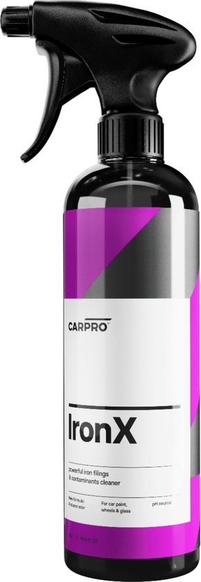 CARPRO IronX STRONG - 500 ml | 0,5 L | 0, 5 litres - Auto Rim Cleaner - Flash antirouille