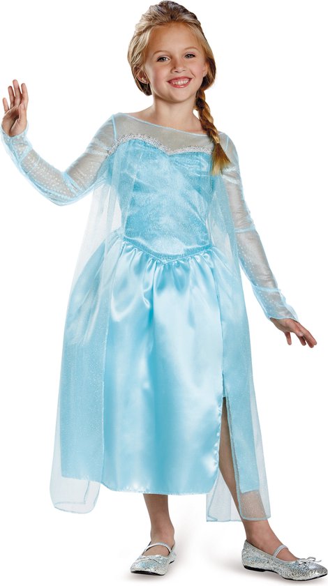 DISGUISE - Klassiek kostuum Elsa de Frozen voor meisjes - Blauw - jaar)