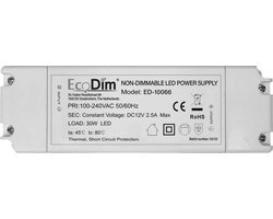 EcoDim LED Driver / Trafo 12V DC 0-30W