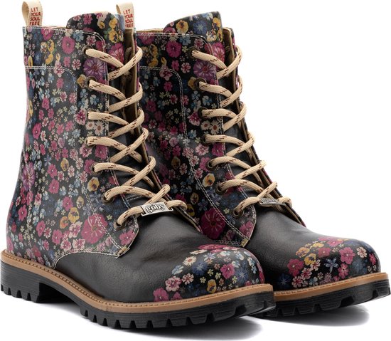 GOBY - Flowerboots - Bottes pour femmes - Boot - Bottes femmes - Bottes femme - Bottes femme - Bottes longues - Fait main - Imprimé fleuri - Taille 41