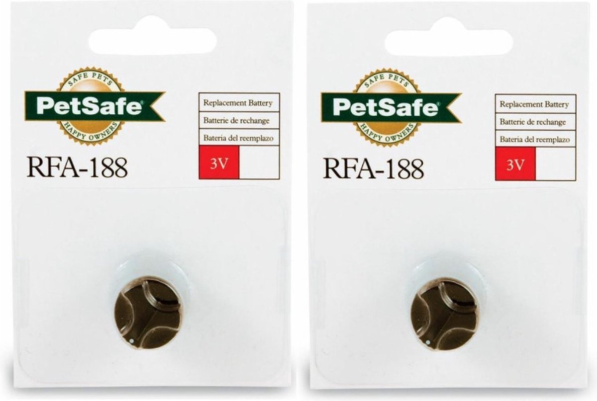 Petsafe RFA 188 Blafband - Batterij voor Nano - Kleine Hond - One size - Zwart - 2 x
