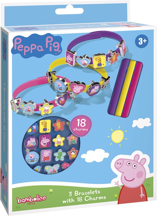 Kit de fabrication de bracelets Peppa Pig - Dès 3 ans