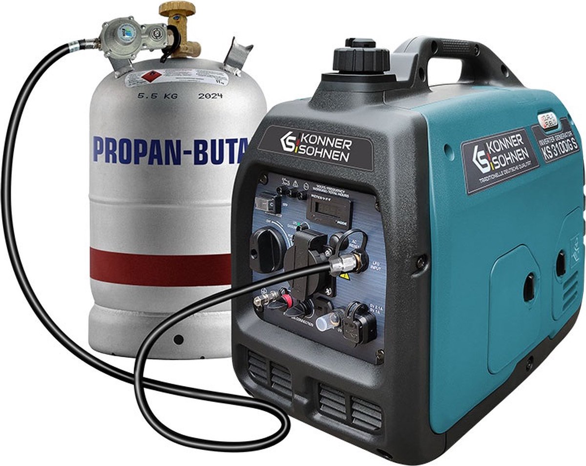 LPG/benzine Inverter generator “Könner & Söhnen" – KS 3100iG S
