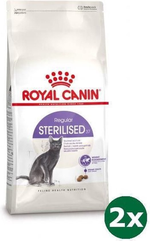 Royal canin sterilised kattenvoer 2x 4 kg