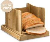 Johannes & Co broodsnijder hulpmiddel - bamboe broodplank - broodsnijmachine handmatig - broodsnijder handmatig
