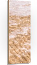 WallClassics - Hout - Licht Weerkaatsend op het Water - 40x120 cm - 9 mm dik - Foto op Hout (Met Ophangsysteem)