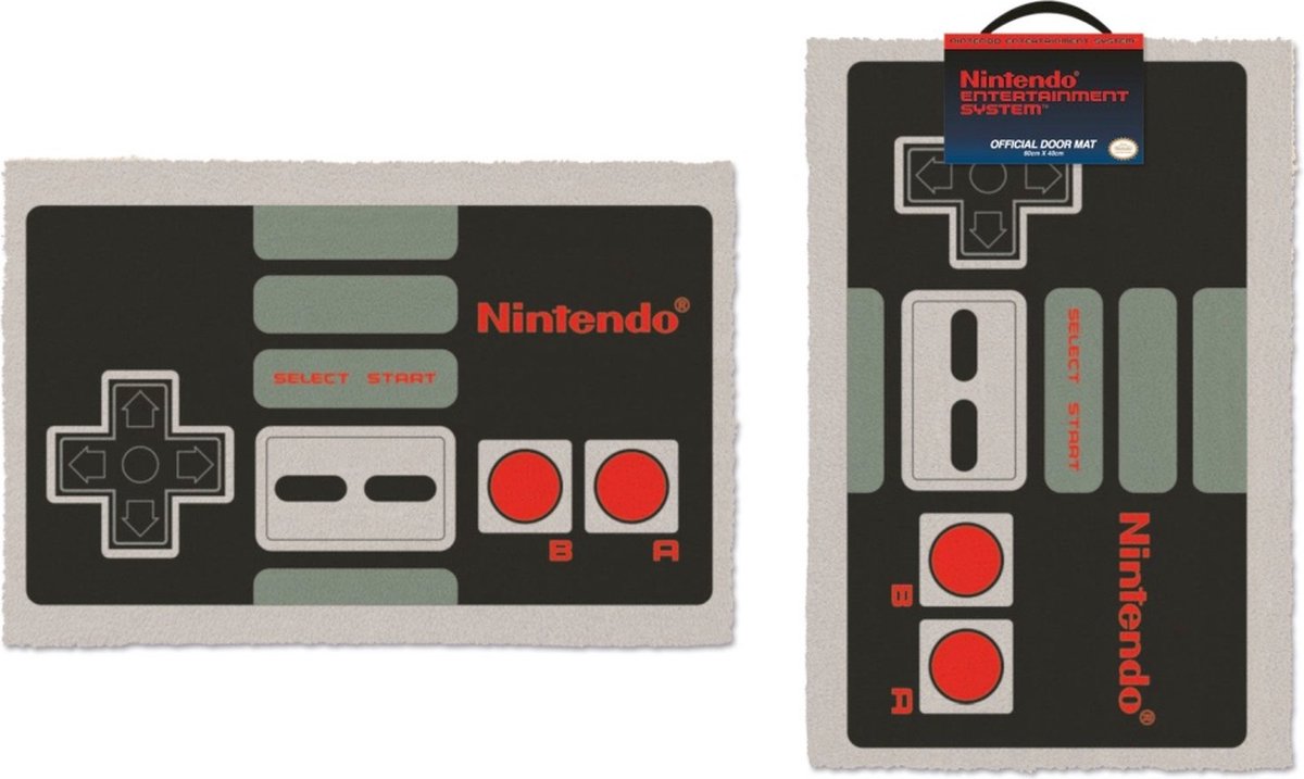 Pyramid International Deurmat NES Controller 40 x 60 cm Multicolours