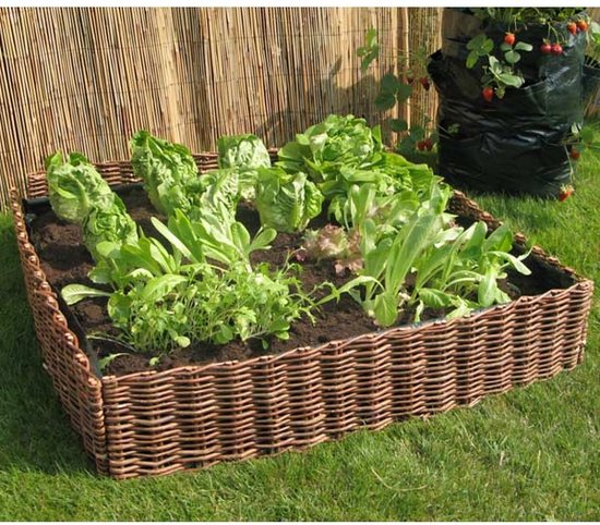 Intergard Moestuinbak plantenbak wilgen 80x80x20cm